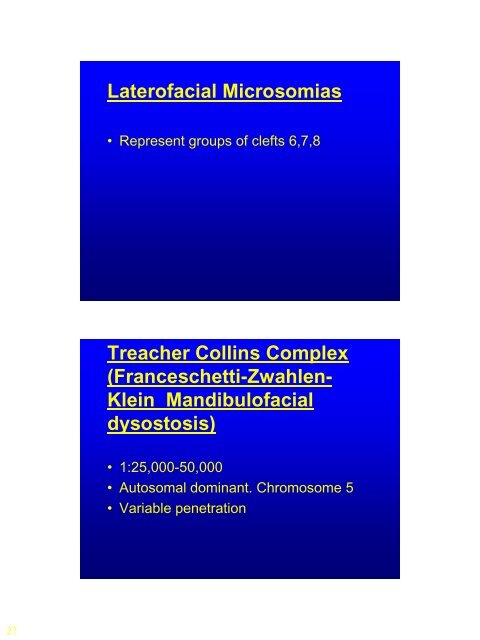 Lecture Craniofacial Limoudei Hemsech