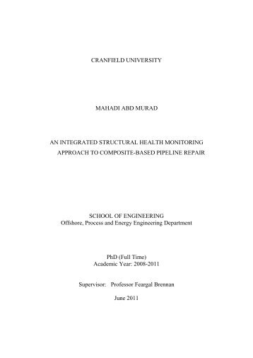 cranfield university mahadi abd murad an integrated structural ...