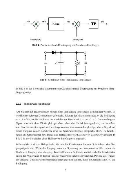 Analoge Amplitudenmodulation - Nachrichtentechnische Systeme ...