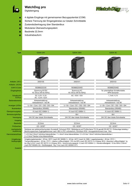 PDF Katalog - Standard Lieferanten dmonline