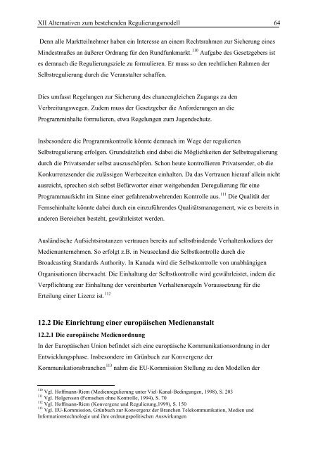 Die Liberalisierung des österreichischen Rundfunkmarkts - Stefan ...