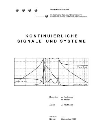 A. Kaufmann - Berner Fachhochschule