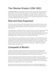The Ottoman Empire (1258-1922) Rise and Early Expansion ... - Bvsd