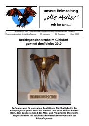 Heimzeitung Ausgabe 09 / 2010 - Bezirkspensionistenheim Gleisdorf