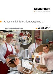 Datenblatt WinCWS ® zum Downloaden - Bizerba