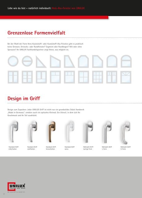 Holz-Alu-Fenster von UNILUX - mhs seon