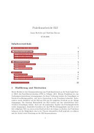 Praktikumsbericht SLS - Paul Scherrer Institute