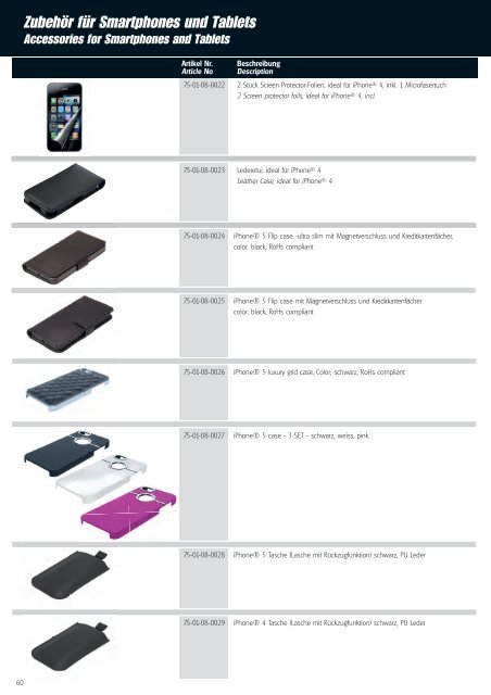 Accessories catalog 2013 (ca. 14MB / PDF) - Smart Electronic