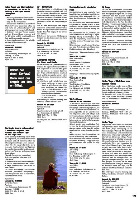 1. Semester 2009 - VHS Dortmund - Stadt Dortmund