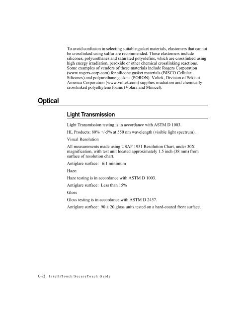 AccuTouch Product Guide - Elo TouchSystems