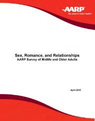 Sex, Romance, and Relationships: AARP Survey of Midlife and ...