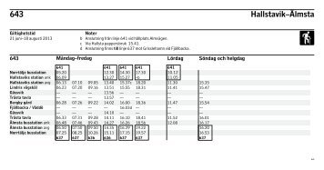643 Hallstavik–Älmsta - SL
