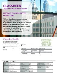 GLASSHEEN - Contract Cleaners Supply, Inc