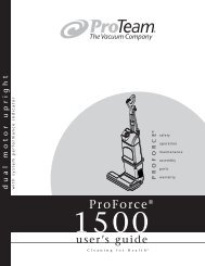 ProForce 1500manual new design - Contract Cleaners Supply, Inc