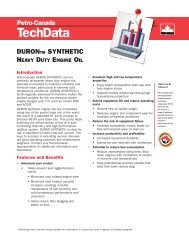 Tech Data - DURON SYNTHETIC Heavy Duty ... - Petro-Canada