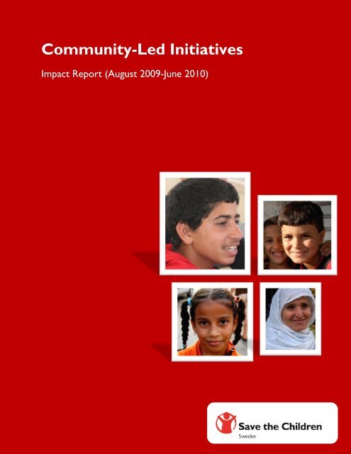 Community-Led Initiatives Report - Save the Children Sweden's