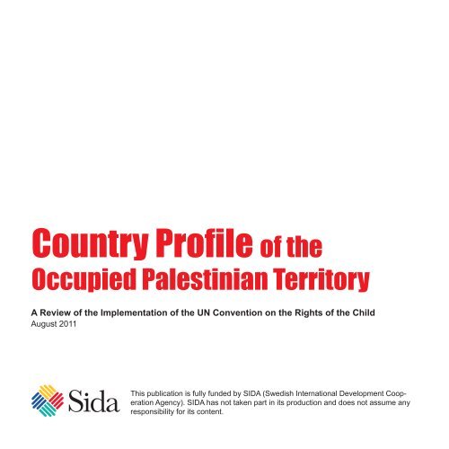 Country Profile of the Occupied Palestinian Territory - International ...