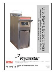 Frymaster 8066405SP Left Door Assembly Frymaster 8066405SP Left Door Assembly