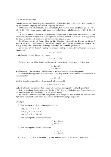 Förberedande kurs i matematik - Stockholms universitet