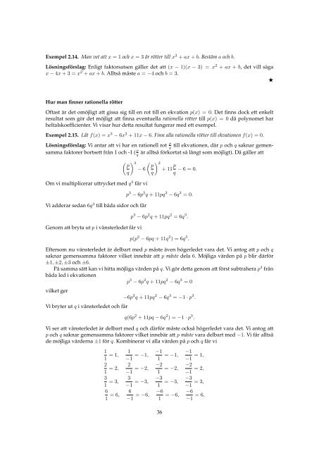 Förberedande kurs i matematik - Stockholms universitet