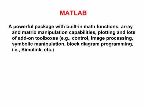 Using MATLAB and Simulink for Control System Simulation and ...