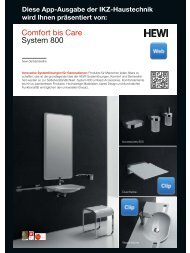 IKZ-HAUSTECHNIK Ausgabe 18-2012 - präsentiert von HEWI