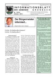 Informationsblatt 7/2012 (311 KB) - .PDF - Grünbach - Land ...