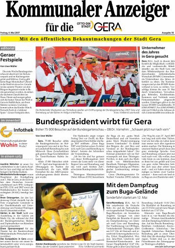 Ausgabe 18 - Stadt Gera