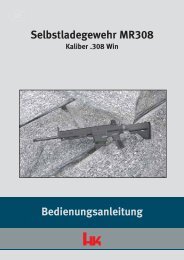 Bedienungsanleitung Selbstladegewehr MR308