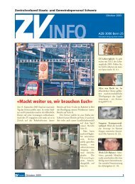 Ausgabe 10 - Zentralverband Öffentliches Personal Schweiz