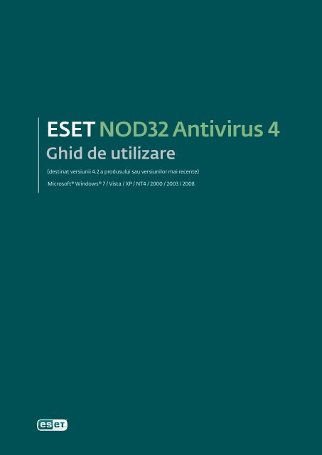 Ghid de utilizare - Eset