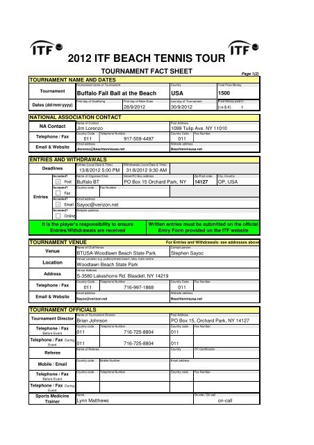 USA - Blasdell, NY - 28.9.2012 - fact sheet.xlsx - ITF