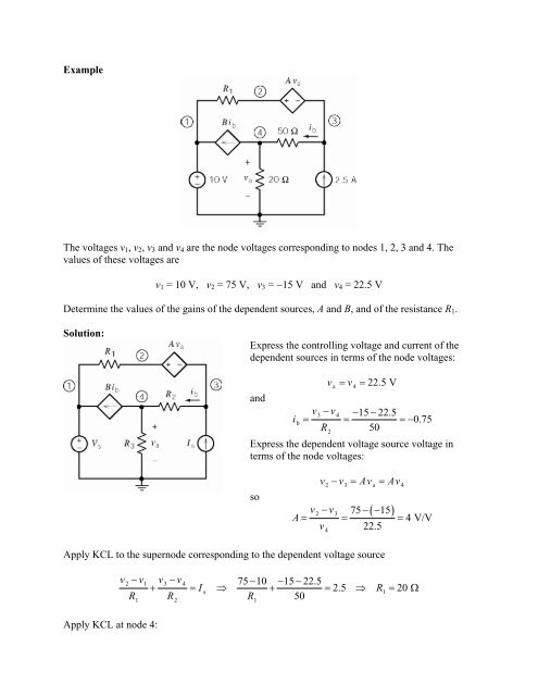 node voltages or mesh currents