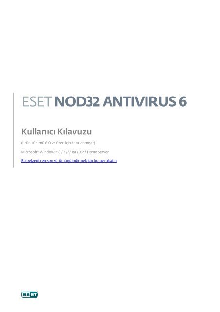 ESET NOD32 Antivirus 6 User Guide