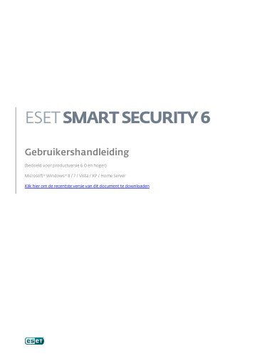 ESET Smart Security 6 User Guide