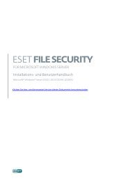 4. Arbeiten mit ESET File Security