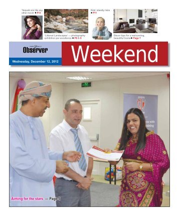 Aiming for the stars — Page 5 - Oman Observer