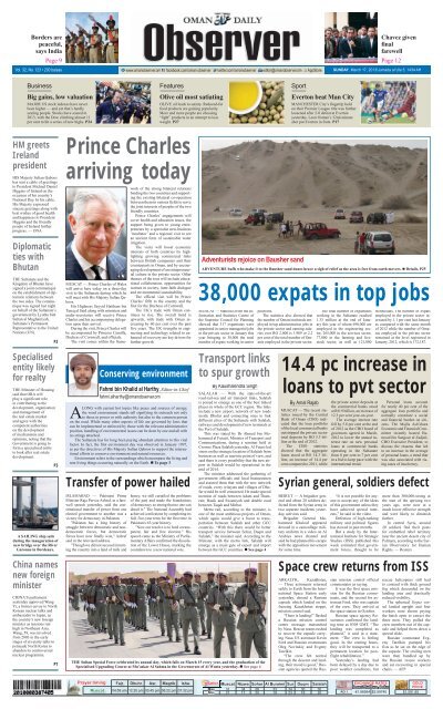 38,000 expats in top jobs - Oman Observer