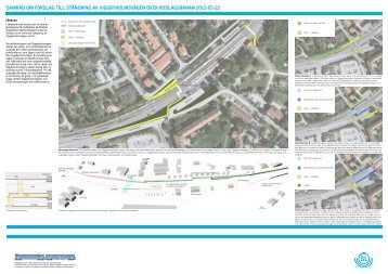 Två planscher Viggbyholmsvägen - SL