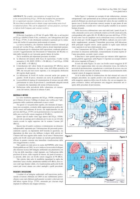 Indice - Giornale Italiano di Medicina del Lavoro ed Ergonomia ...