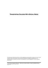 transporting children with special needs - Kids Health @ CHW