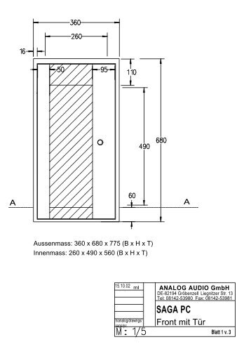 SAGA PC - Analog Audio Gmbh