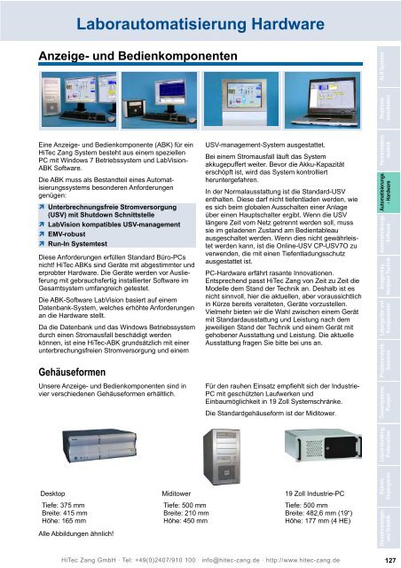 HiTec Zang Hauptkatalog 2010/2011 - HiTec Zang GmbH