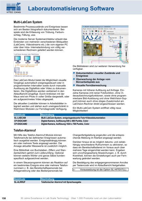 HiTec Zang Hauptkatalog 2010/2011 - HiTec Zang GmbH