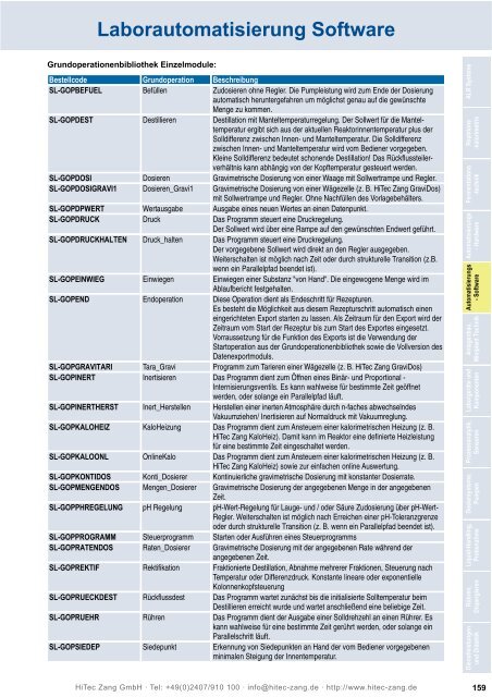 HiTec Zang Hauptkatalog 2010/2011 - HiTec Zang GmbH