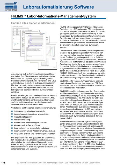 HiTec Zang Hauptkatalog 2010/2011 - HiTec Zang GmbH