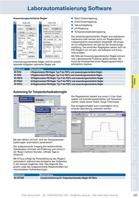 HiTec Zang Hauptkatalog 2010/2011 - HiTec Zang GmbH