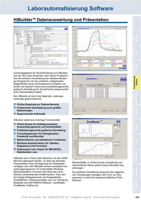 HiTec Zang Hauptkatalog 2010/2011 - HiTec Zang GmbH