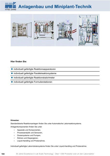 HiTec Zang Hauptkatalog 2010/2011 - HiTec Zang GmbH