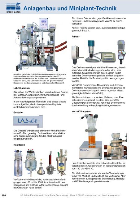 HiTec Zang Hauptkatalog 2010/2011 - HiTec Zang GmbH